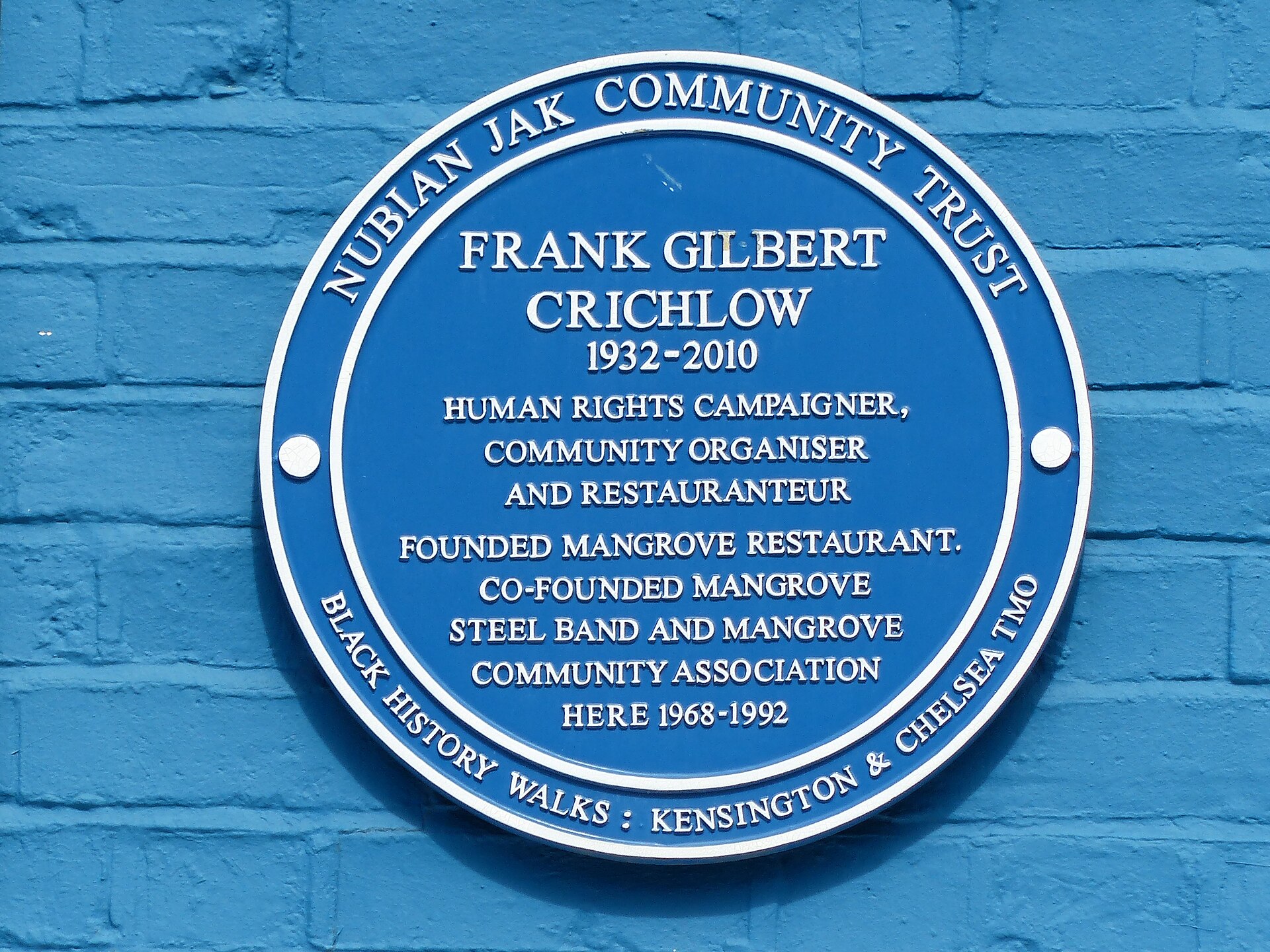 Frank Crichlow: The Mangrove, Community and a Lifetime of Resistance