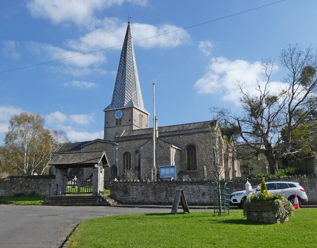 St Mary’s Church and its churchyard in Almondsbury.